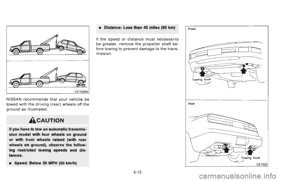 NISSAN 300ZX 1996  Owners Manual 