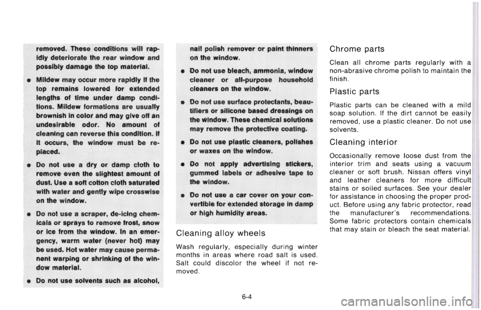 NISSAN 300ZX 1996  Owners Manual 