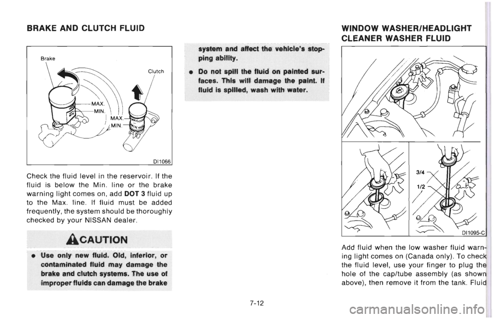 NISSAN 300ZX 1996  Owners Manual 