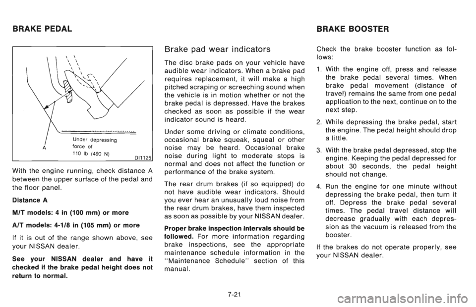 NISSAN 300ZX 1996  Owners Manual 
