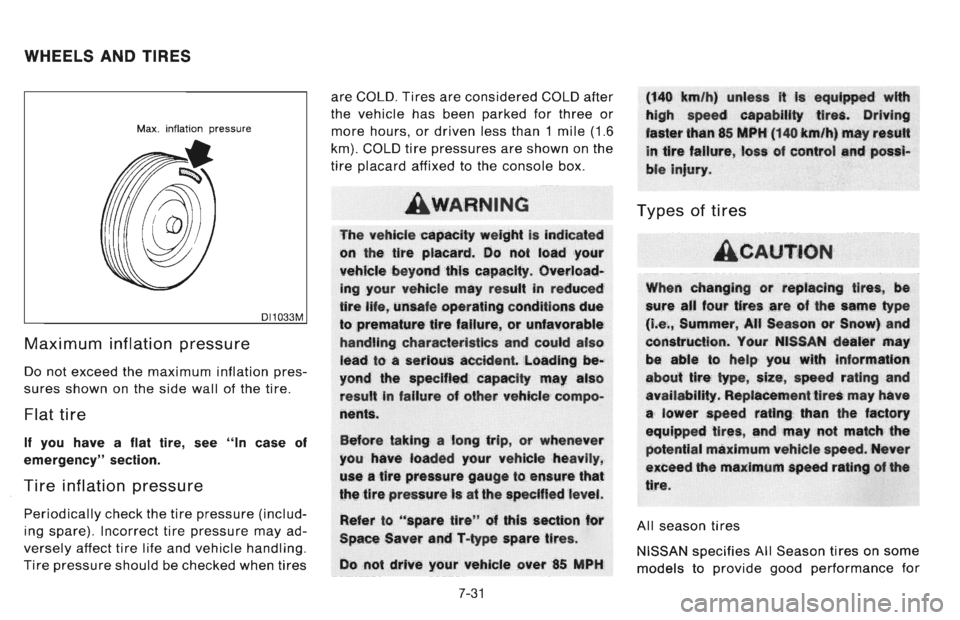 NISSAN 300ZX 1996  Owners Manual 