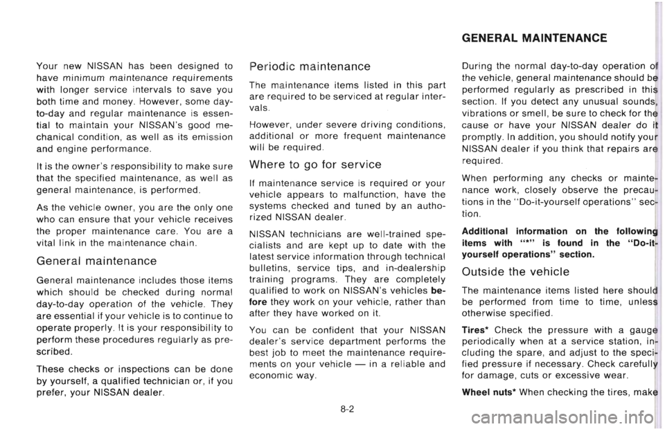 NISSAN 300ZX 1996  Owners Manual 