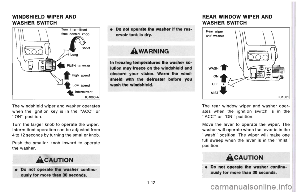NISSAN 300ZX 1996  Owners Manual 