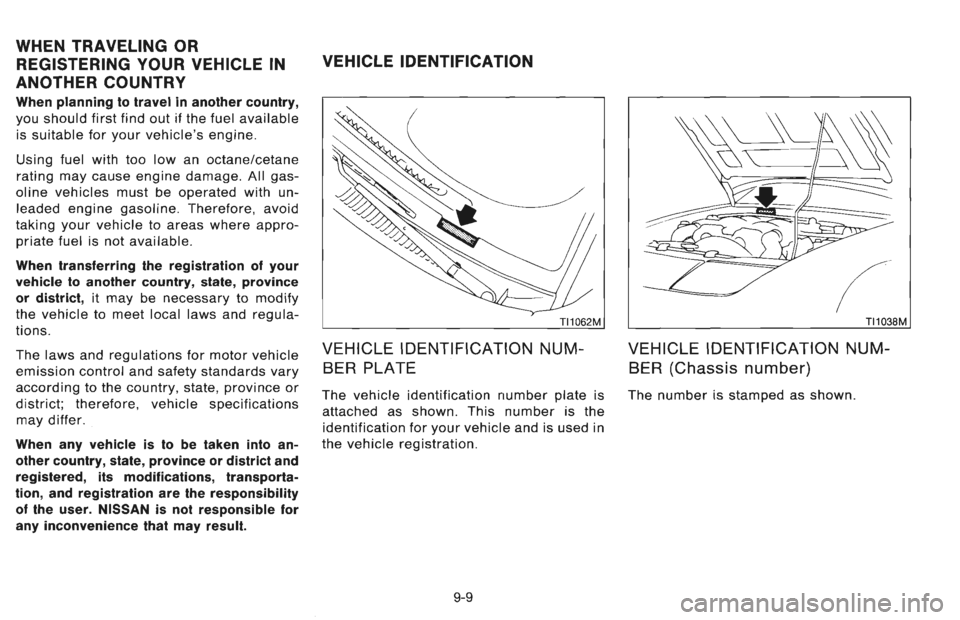 NISSAN 300ZX 1996  Owners Manual 