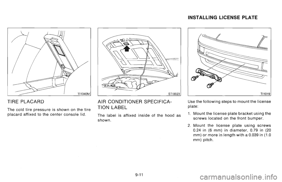 NISSAN 300ZX 1996  Owners Manual 