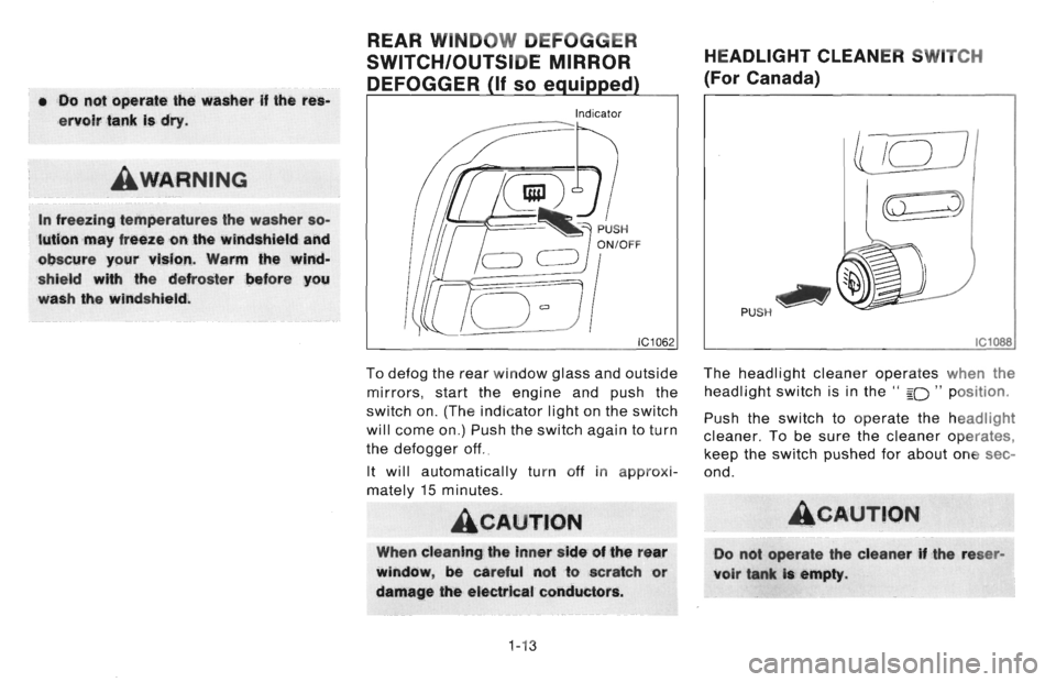 NISSAN 300ZX 1996  Owners Manual 