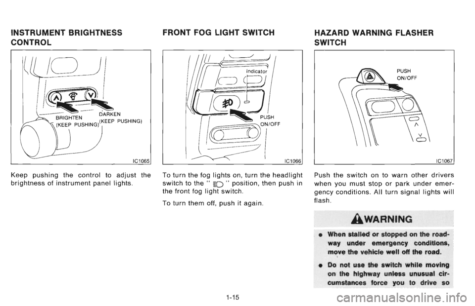NISSAN 300ZX 1996  Owners Manual 