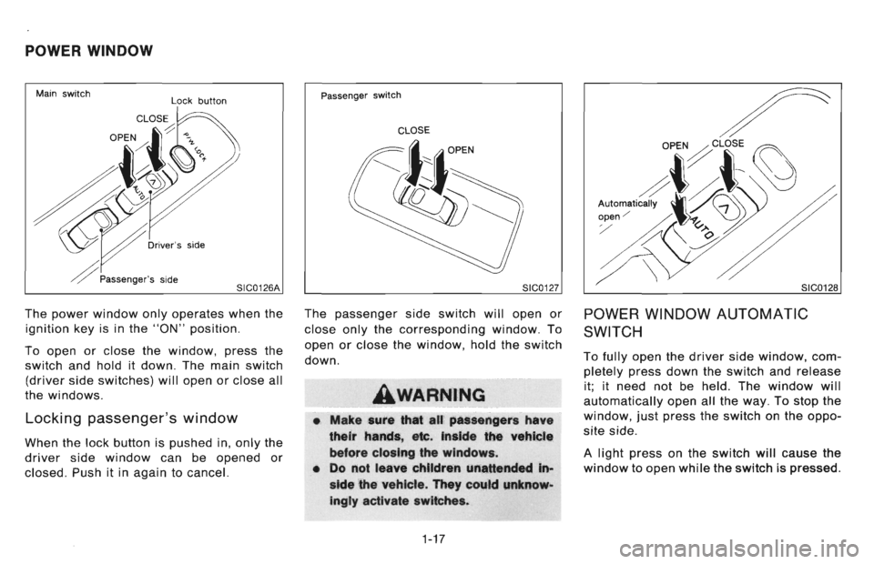 NISSAN 300ZX 1996  Owners Manual 