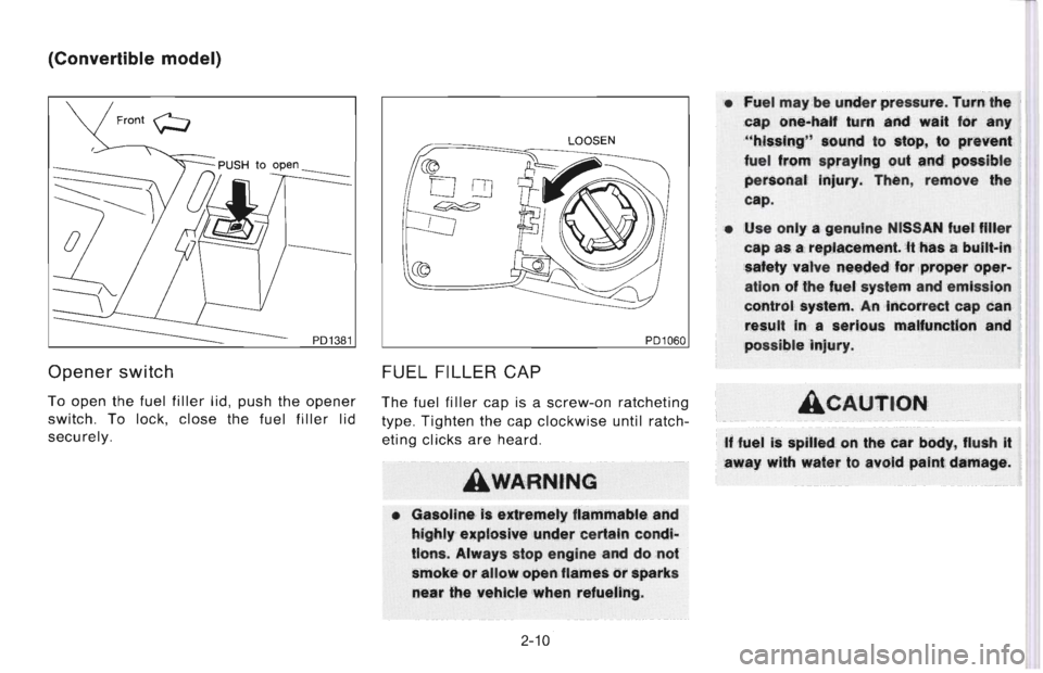 NISSAN 300ZX 1996  Owners Manual 