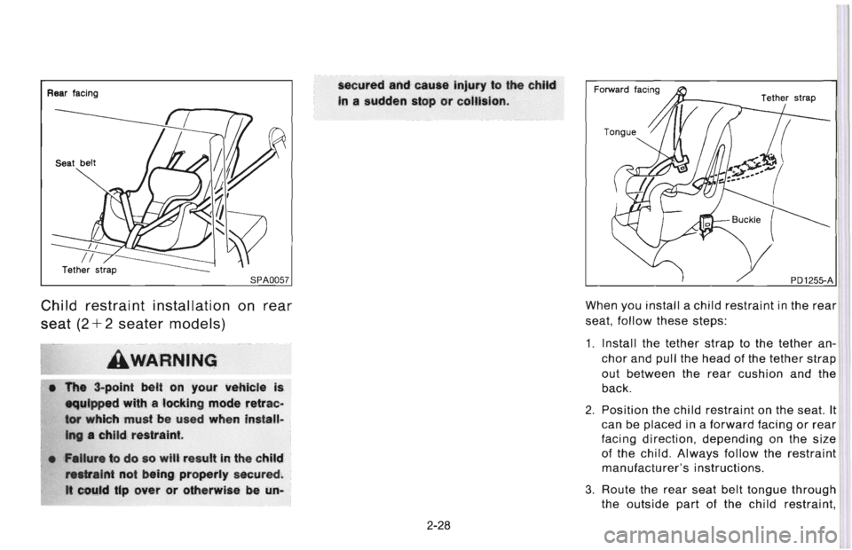 NISSAN 300ZX 1996  Owners Manual 