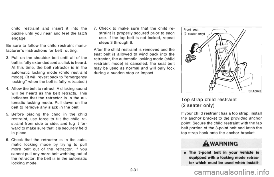NISSAN 300ZX 1996  Owners Manual 