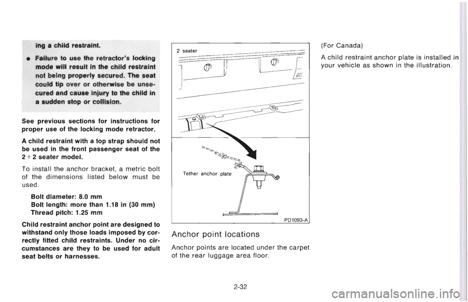 NISSAN 300ZX 1996  Owners Manual 