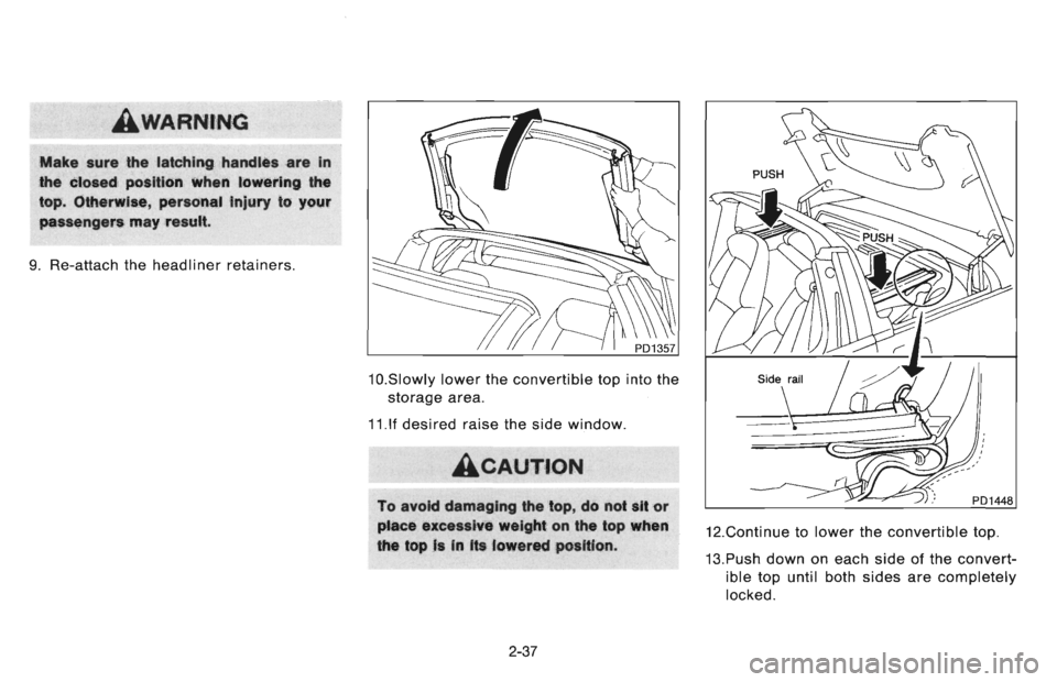 NISSAN 300ZX 1996  Owners Manual 