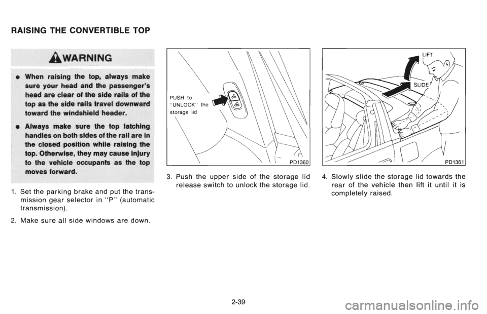 NISSAN 300ZX 1996  Owners Manual 