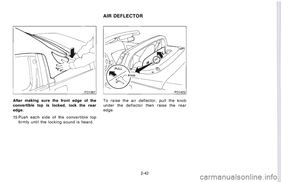 NISSAN 300ZX 1996  Owners Manual 