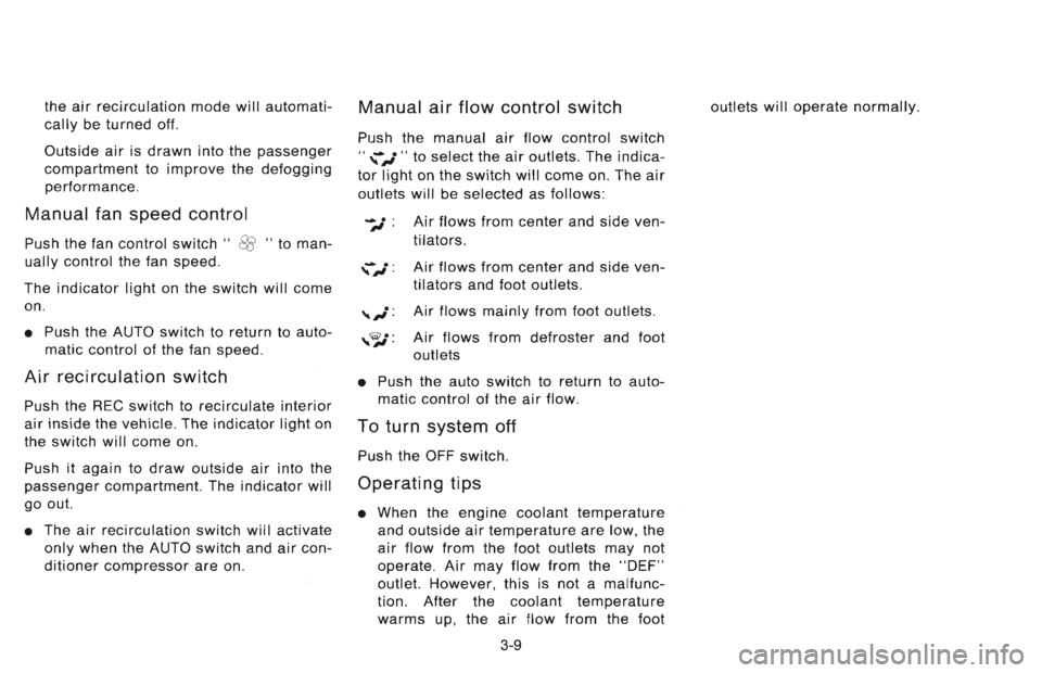 NISSAN 300ZX 1996  Owners Manual 