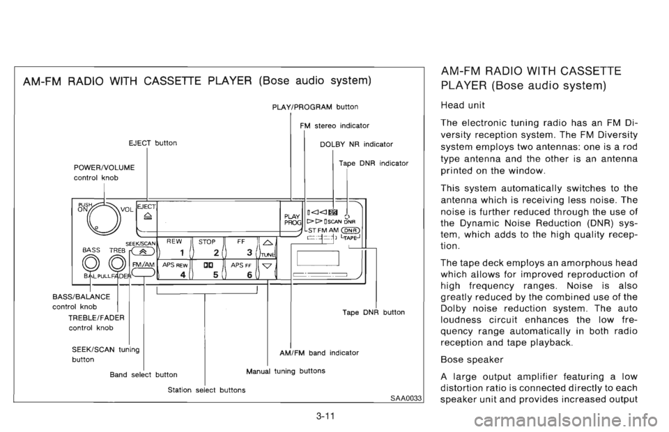 NISSAN 300ZX 1996  Owners Manual 