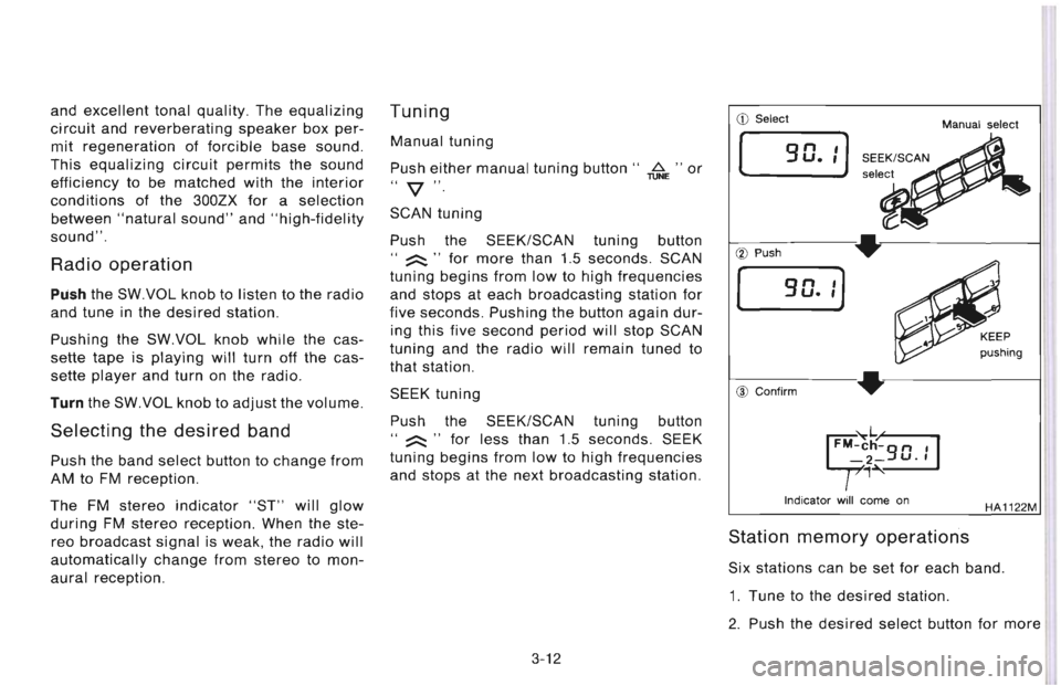 NISSAN 300ZX 1996  Owners Manual 