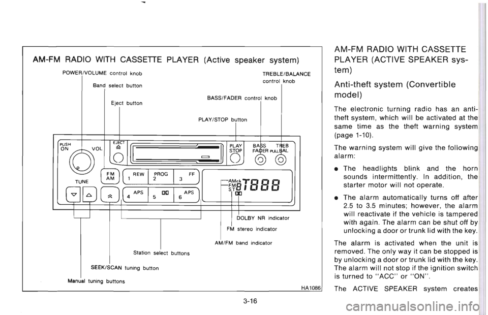 NISSAN 300ZX 1996  Owners Manual 