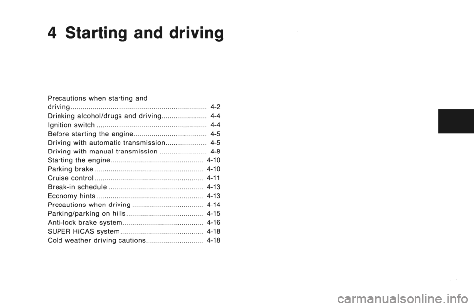 NISSAN 300ZX 1996  Owners Manual 