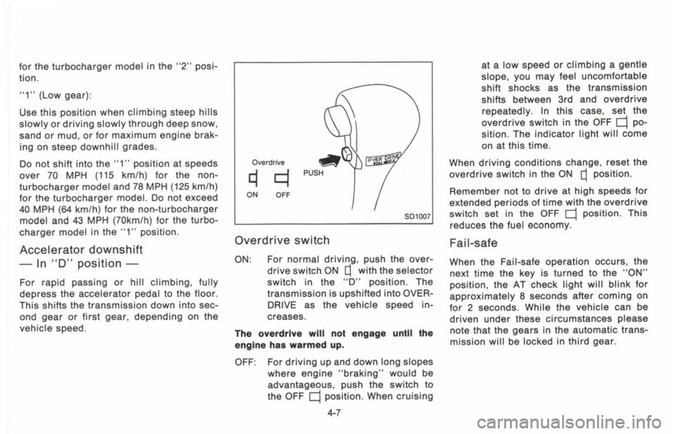 NISSAN 300ZX 1993  Owners Manual 