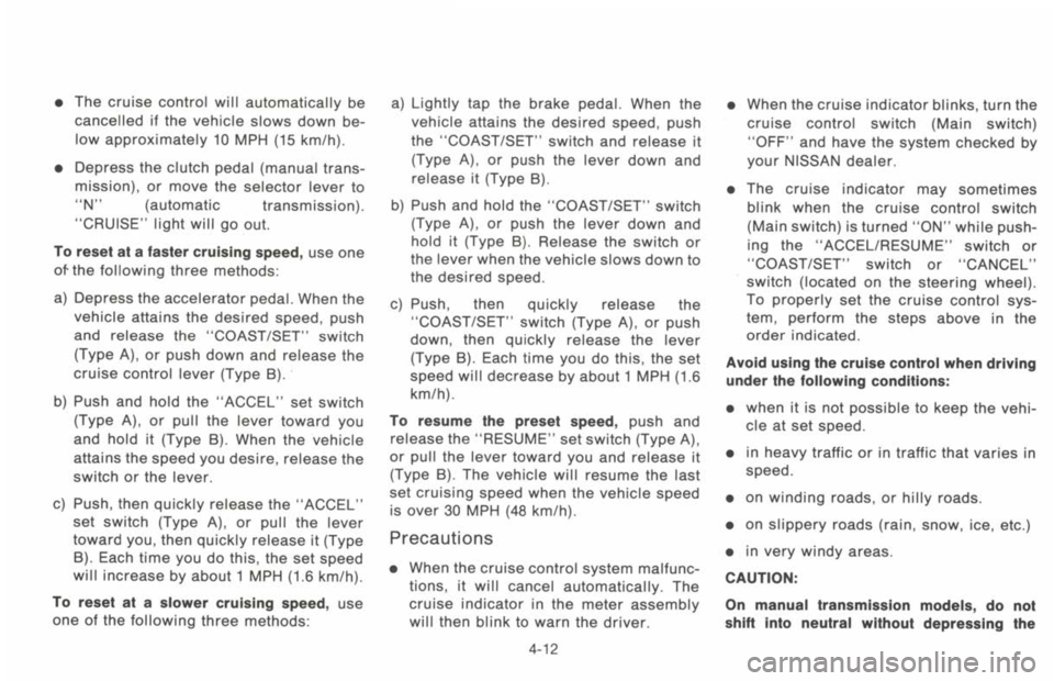 NISSAN 300ZX 1993  Owners Manual 
