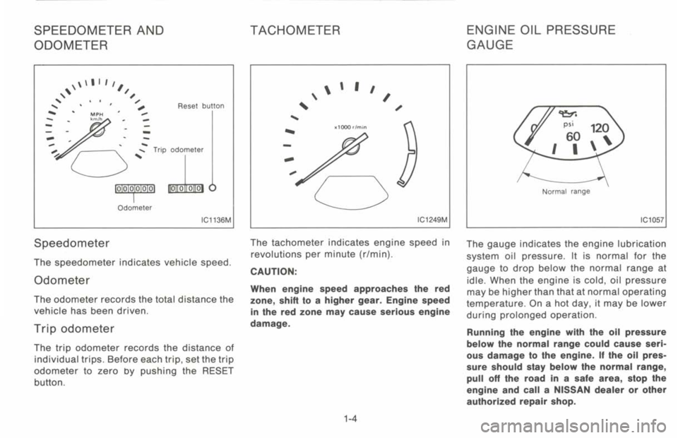 NISSAN 300ZX 1993  Owners Manual 