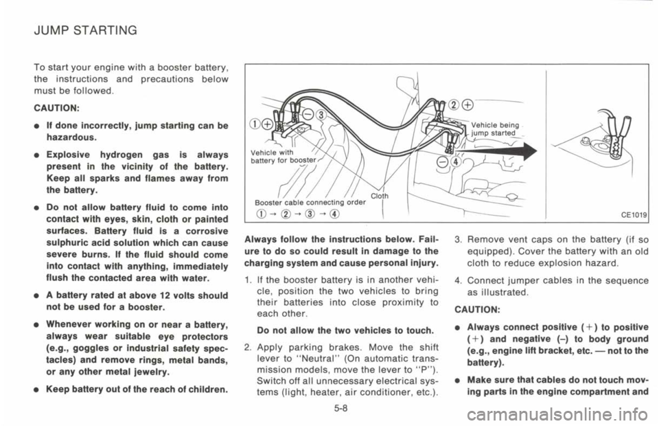NISSAN 300ZX 1993  Owners Manual 