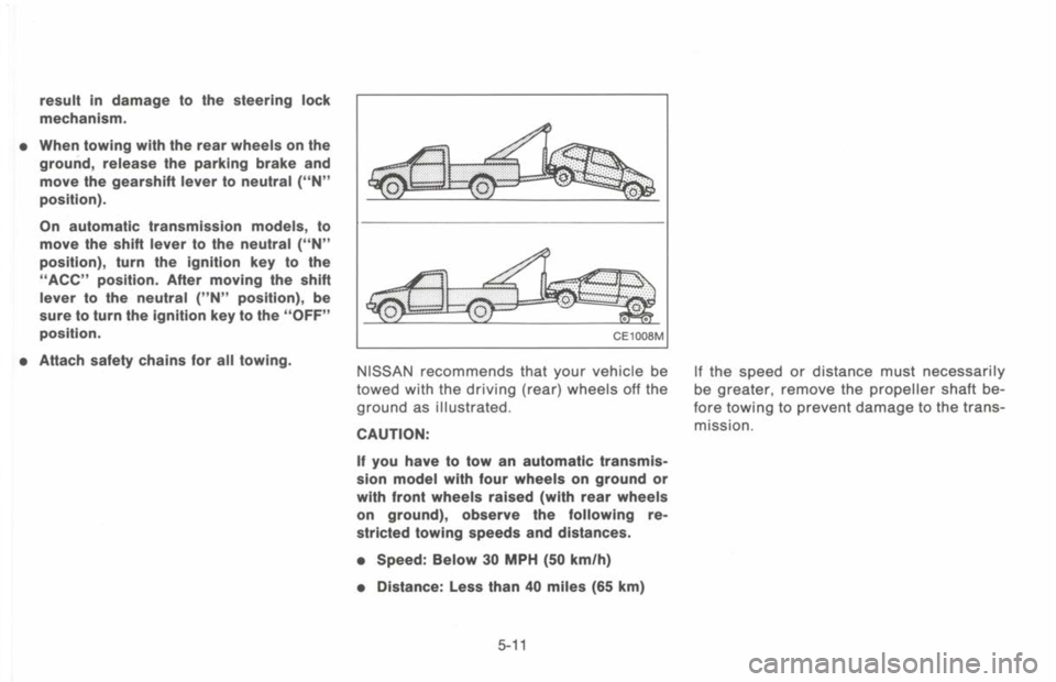 NISSAN 300ZX 1993  Owners Manual 
