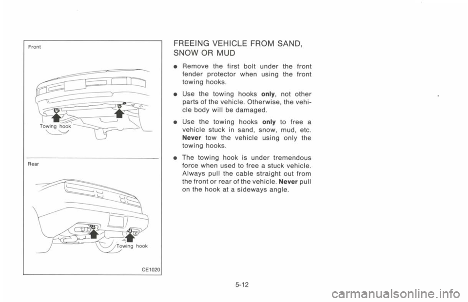NISSAN 300ZX 1993  Owners Manual 