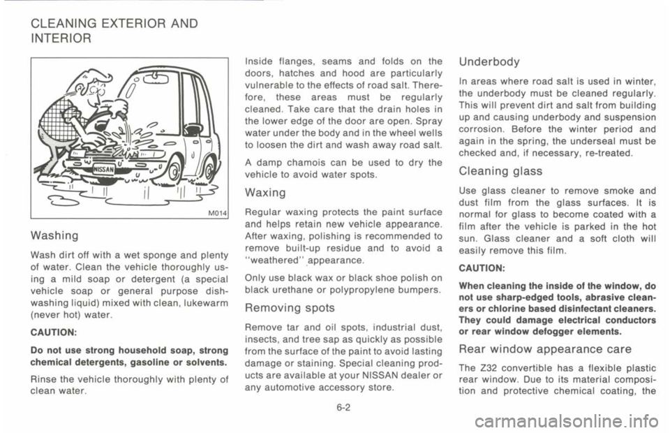 NISSAN 300ZX 1993  Owners Manual 