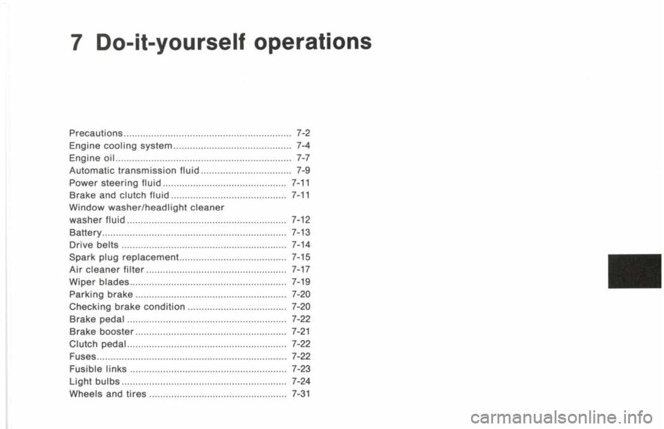 NISSAN 300ZX 1993  Owners Manual 
