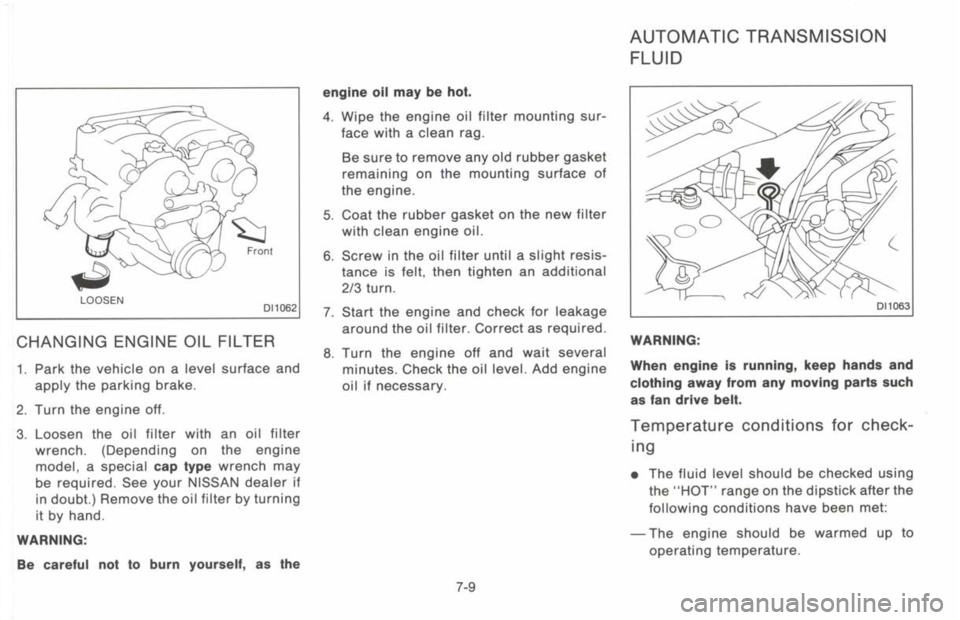 NISSAN 300ZX 1993  Owners Manual 