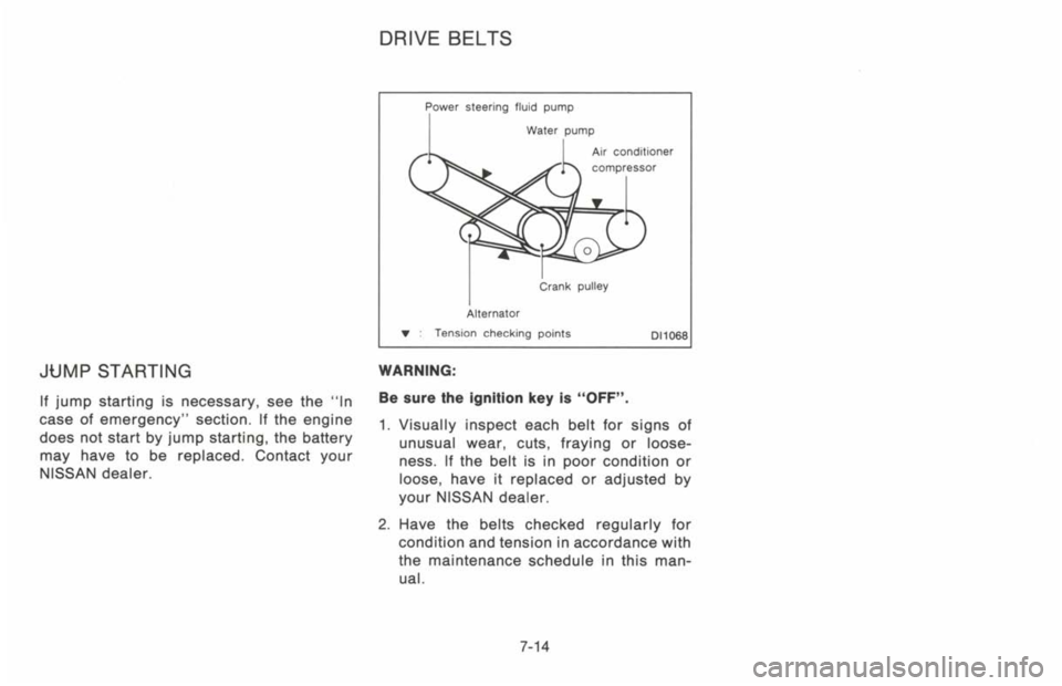 NISSAN 300ZX 1993  Owners Manual 