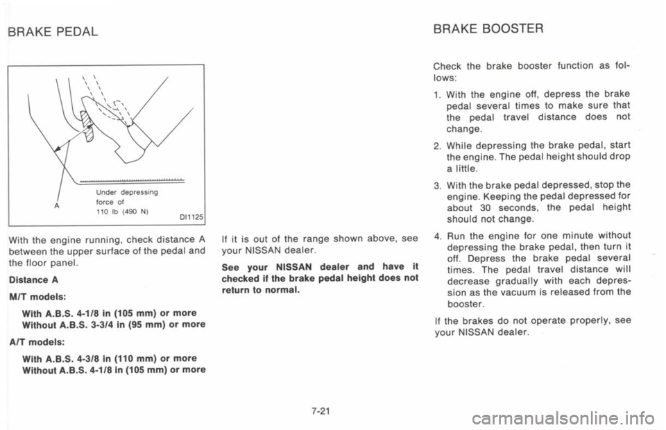 NISSAN 300ZX 1993  Owners Manual 
