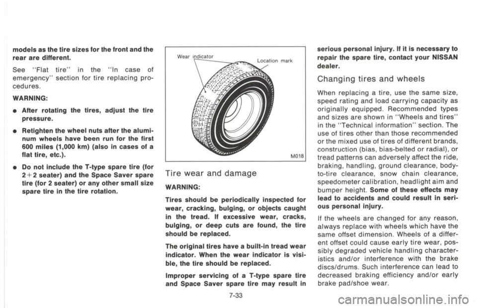NISSAN 300ZX 1993  Owners Manual 