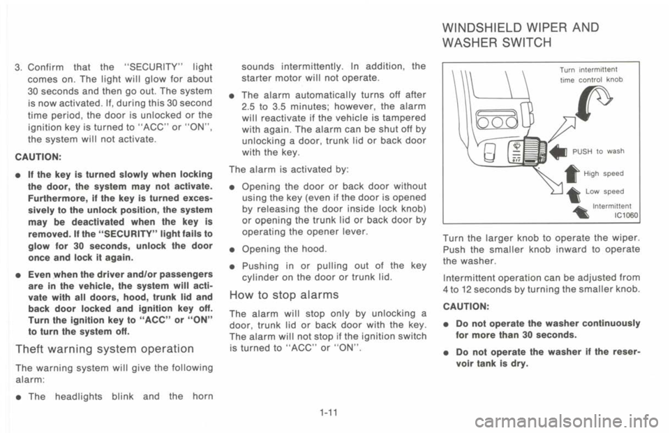 NISSAN 300ZX 1993  Owners Manual 