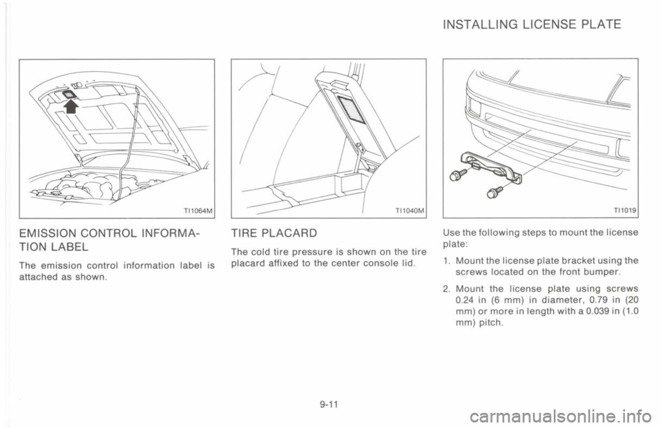 NISSAN 300ZX 1993  Owners Manual 