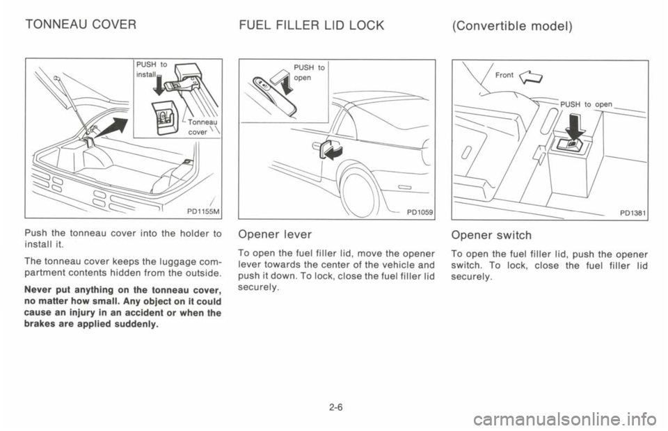 NISSAN 300ZX 1993  Owners Manual 