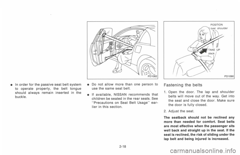 NISSAN 300ZX 1993  Owners Manual 