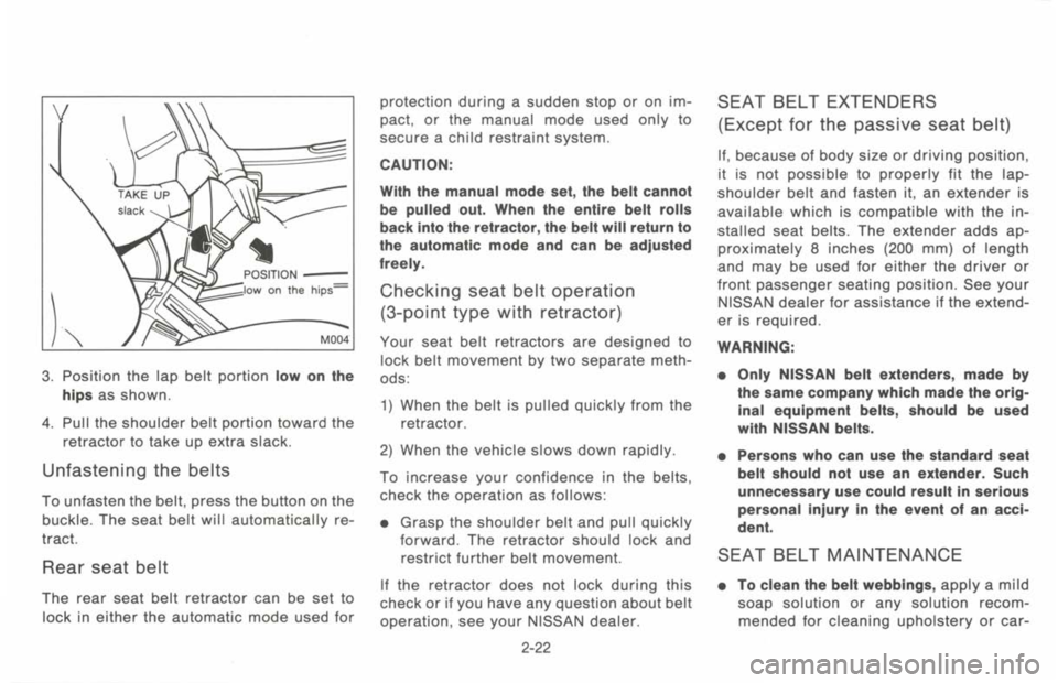 NISSAN 300ZX 1993  Owners Manual 