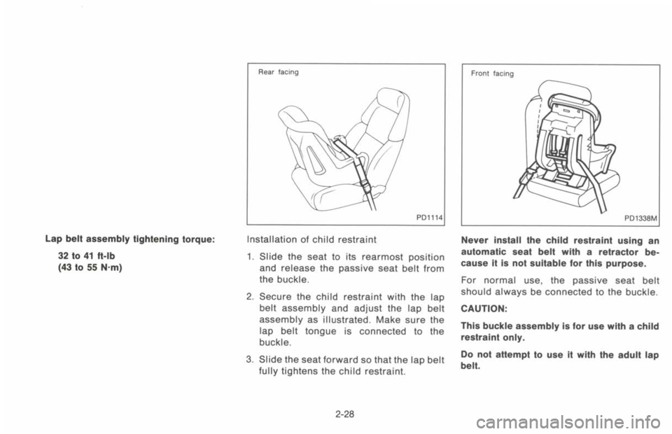 NISSAN 300ZX 1993  Owners Manual 