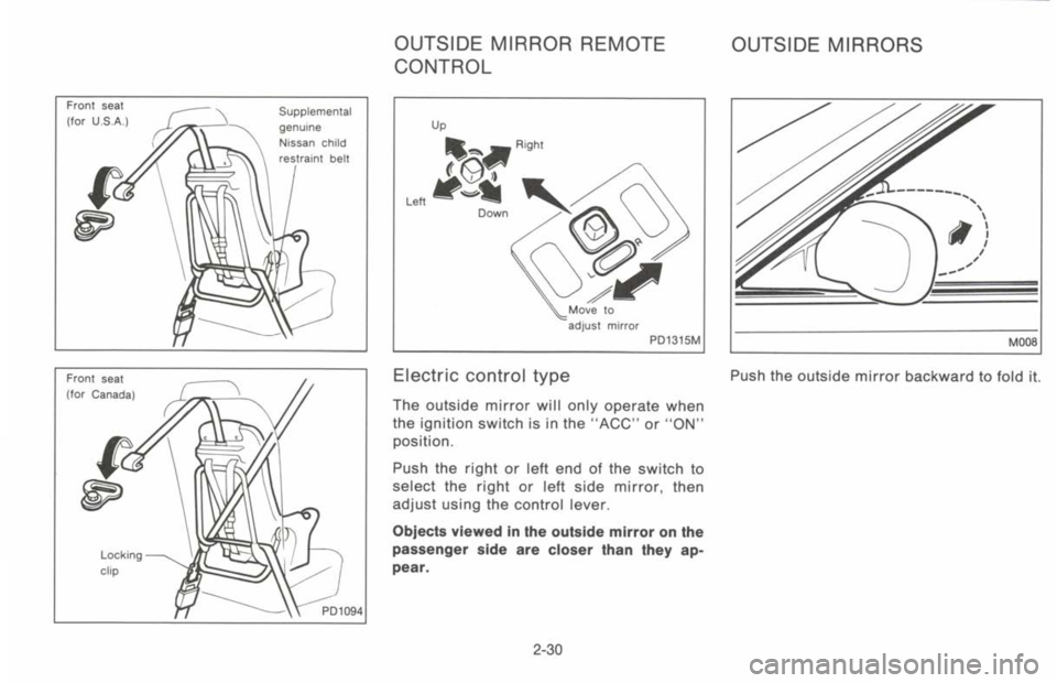 NISSAN 300ZX 1993  Owners Manual 