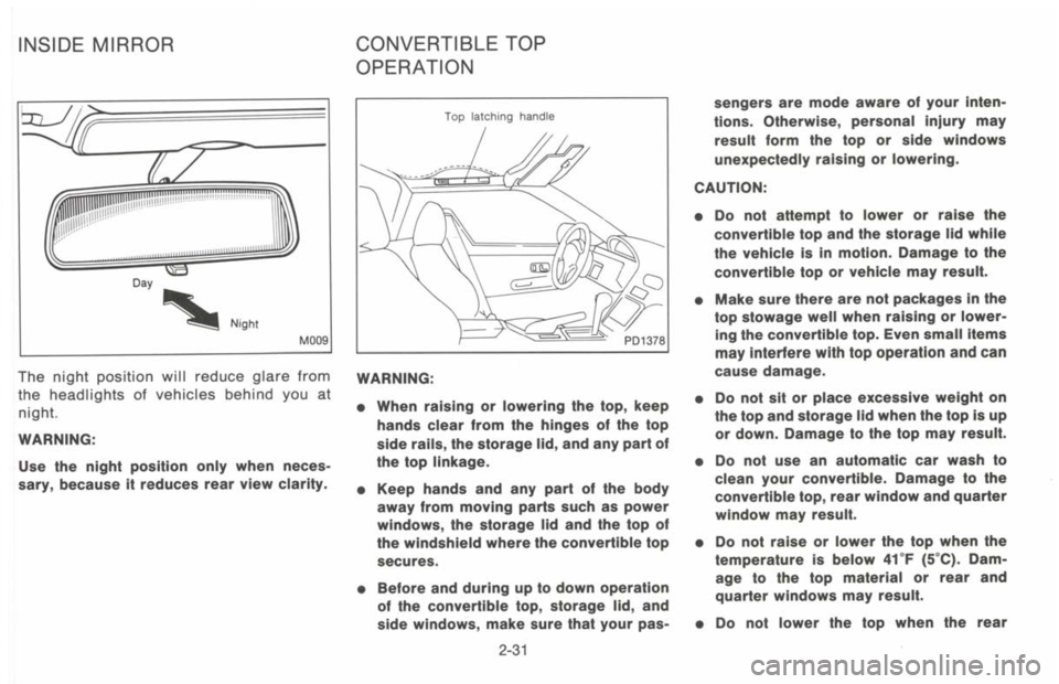 NISSAN 300ZX 1993  Owners Manual 