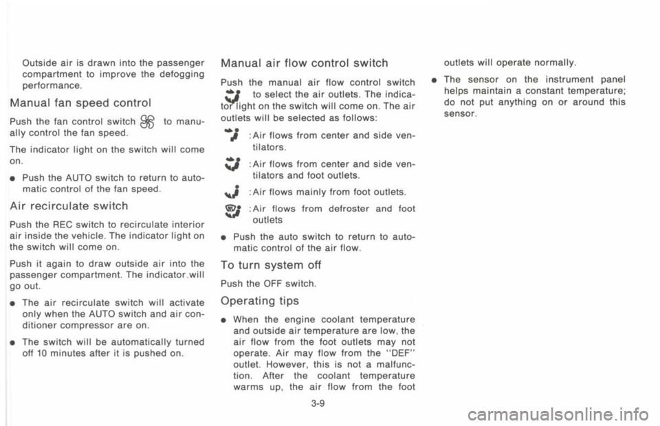 NISSAN 300ZX 1993  Owners Manual 