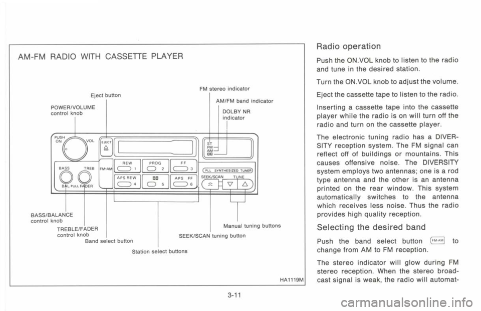 NISSAN 300ZX 1993  Owners Manual 