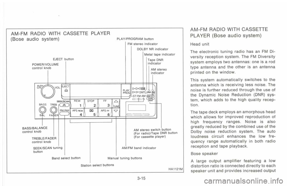 NISSAN 300ZX 1993  Owners Manual 