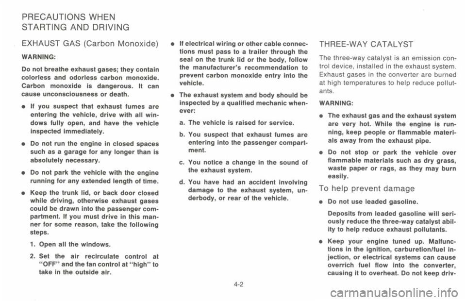 NISSAN 300ZX 1993  Owners Manual 