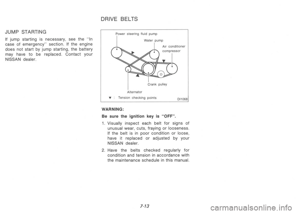 NISSAN 300ZX 1992  Owners Manual 