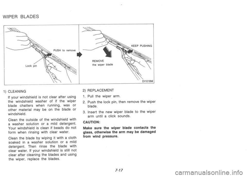 NISSAN 300ZX 1992  Owners Manual 